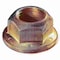 Midwest Fastener Flange Nut, 5/8"-18, Steel, Grade 8, Zinc Yellow, 6 PK 932126 - alternate 1
